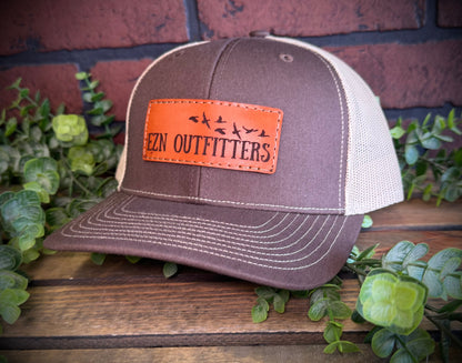 EZN Outfitters Leather Patch Snapback Hat