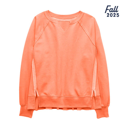 Southern Fried Cotton Women's Weekend Ready Oversized V-Neck Fleece