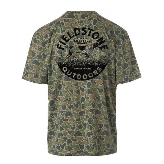 Fieldstone Outdoors Youth Backwoods Camo Preserve S/S TEE Shirt