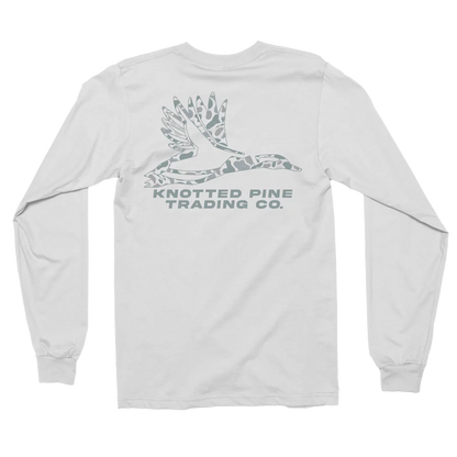 Knotted Pine Trading Co. Snow Camo L/S TEE Shirt