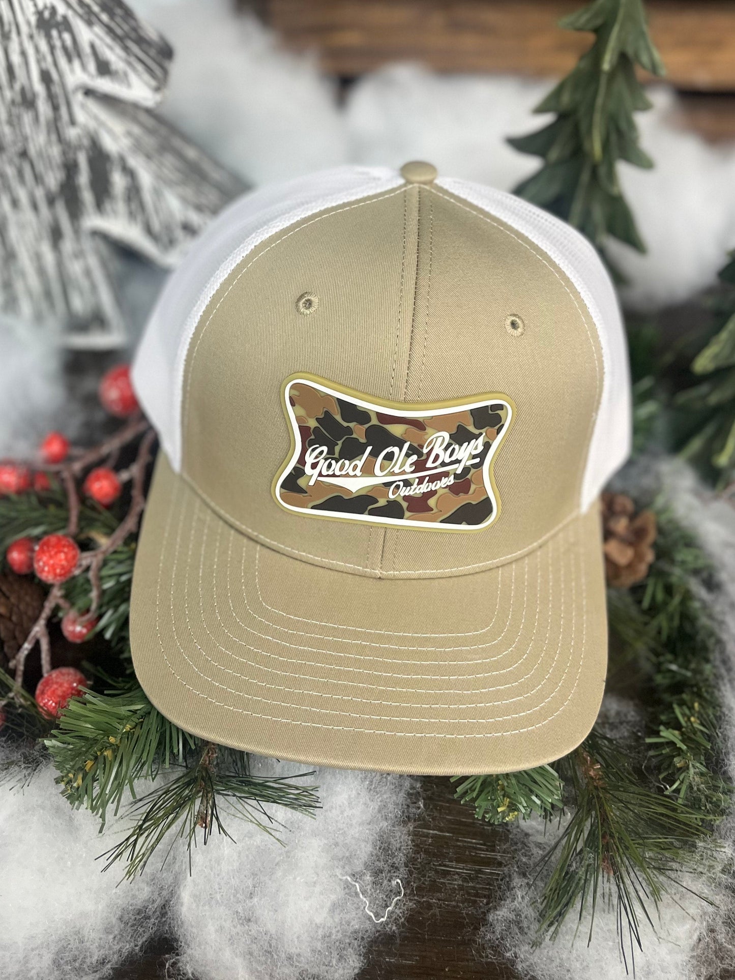 Good OLE Boy Outdoors MHL Camo Patch Snapback Hat