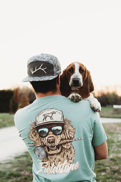 Fieldstone Outdoors 3D Puff Shed Embroidered 7 Panel Snapback Hat