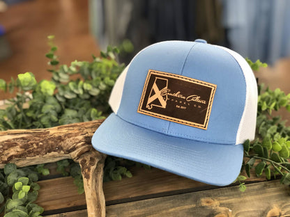 Southern Culture State Tradition Dark Leather Patch Snapback Hat