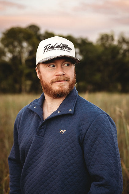 Fieldstone Outdoors Embroidered Logo Canvas Camo Bill Snapback Hat