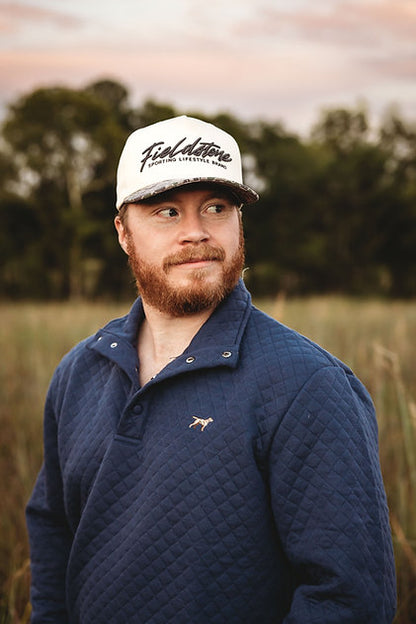 Fieldstone Outdoors Embroidered Logo Canvas Camo Bill Snapback Hat