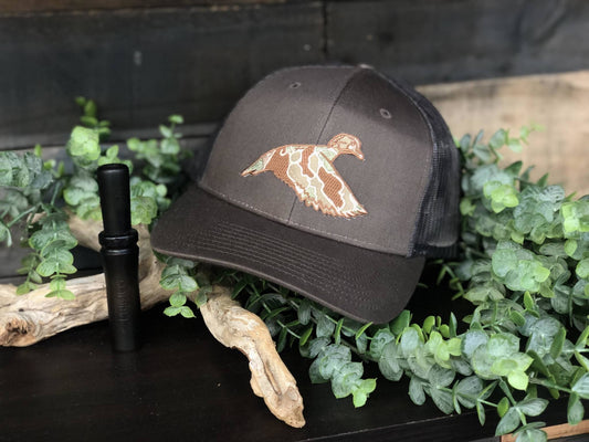 Dixie Fowl Hat Co. DFC Old School Camo Woodie Snapback Hat