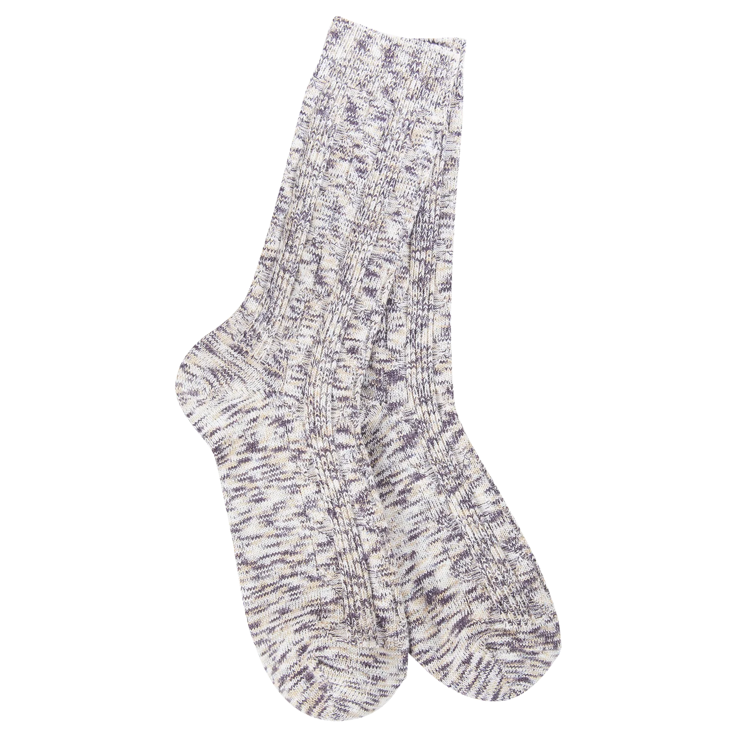 World's Softest Socks Weekend Collection Light Weight Cable Crew