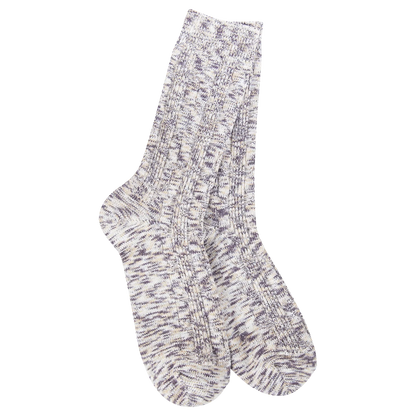World's Softest Socks Weekend Collection Light Weight Cable Crew
