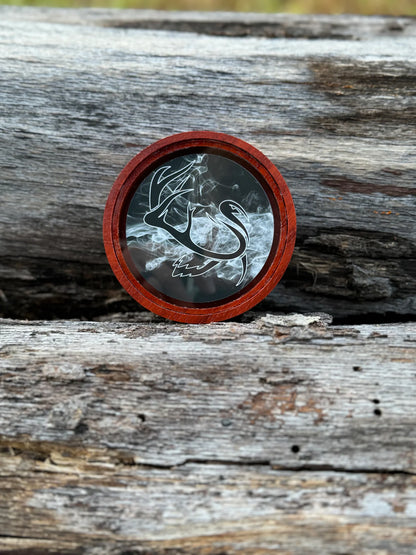Black Belt Strutter Calls Crystal Smoke W Striker Turkey Call - Crystal Smoke Slate