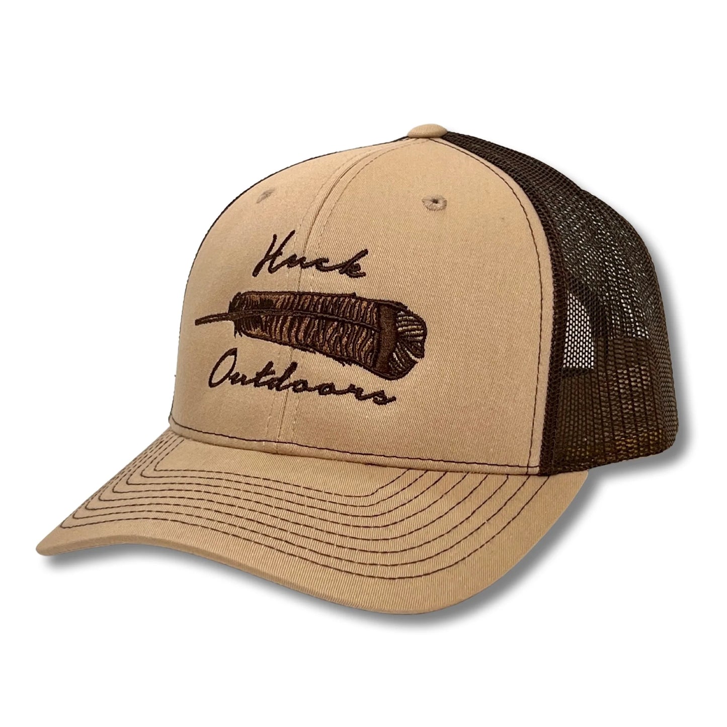 Huck Outdoors Turkey Feather Snapback Hat