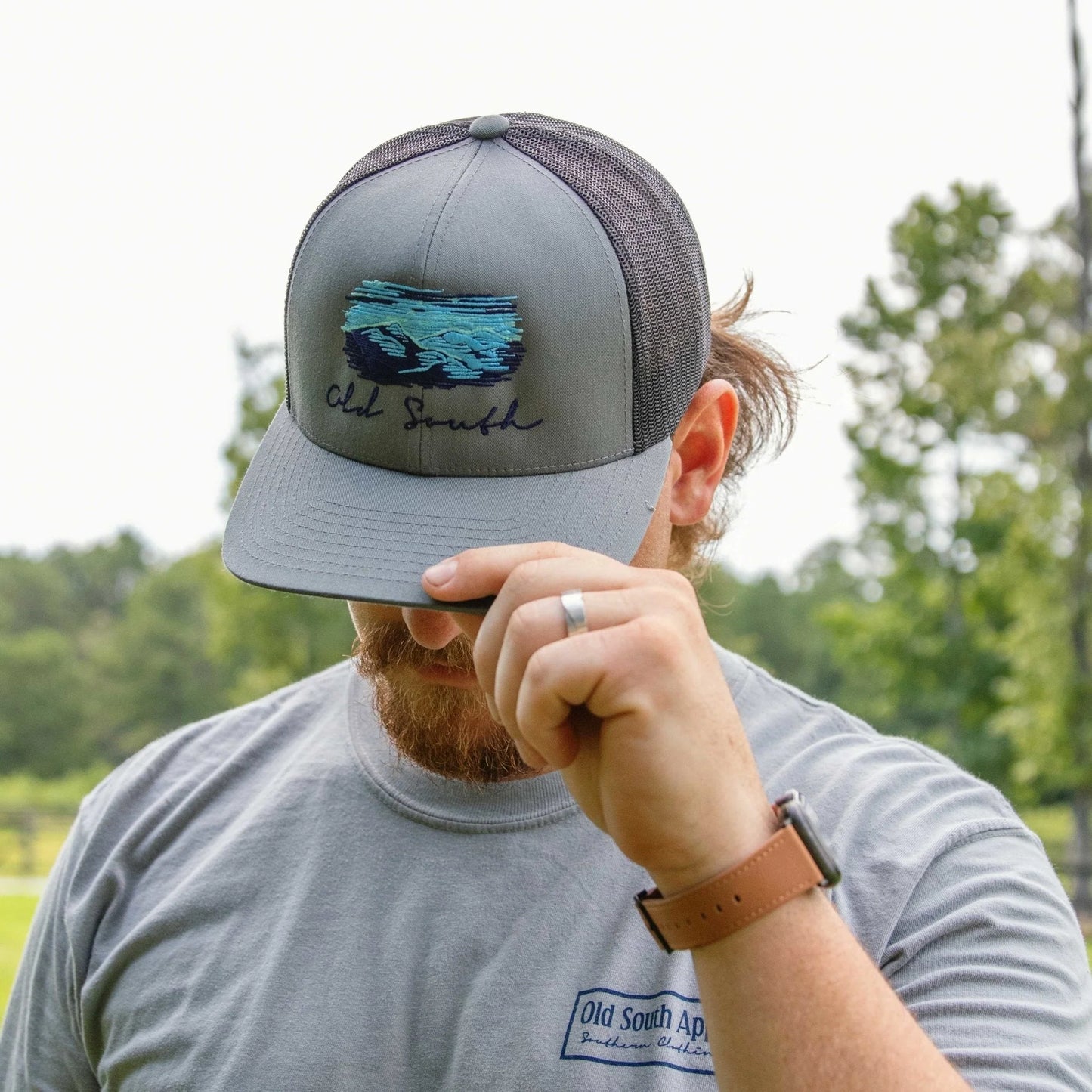Old South Apparel Mountain Snapback Hat