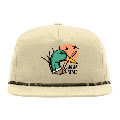 Knotted Pine Trading Co. Mallard Head Rope Snapback Hat