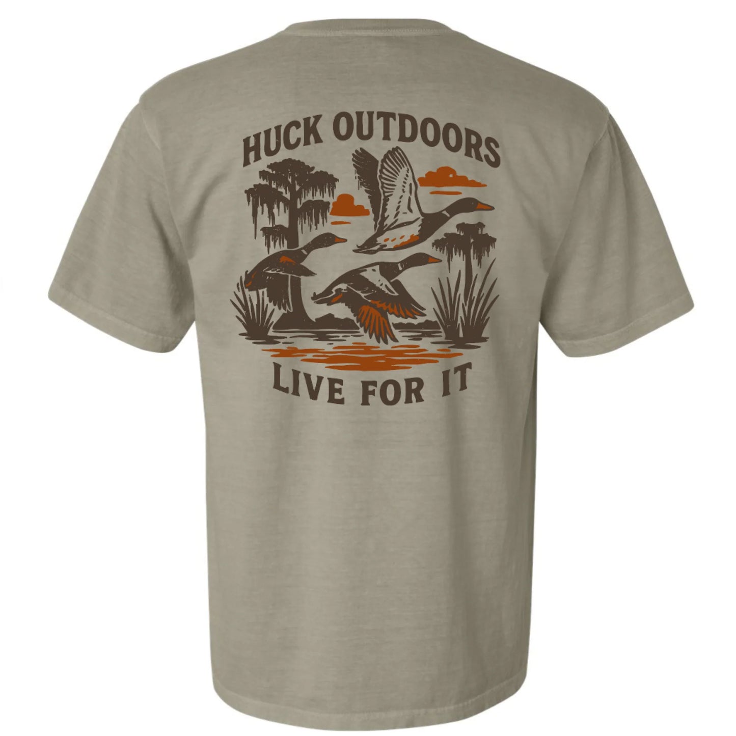 Huck Outdoors Mallards in the Marsh S/S TEE Shirt
