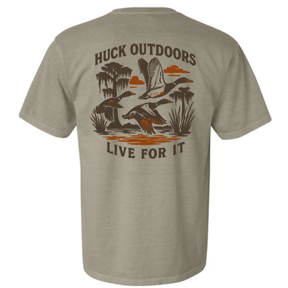 Huck Outdoors Mallards in the Marsh S/S TEE Shirt
