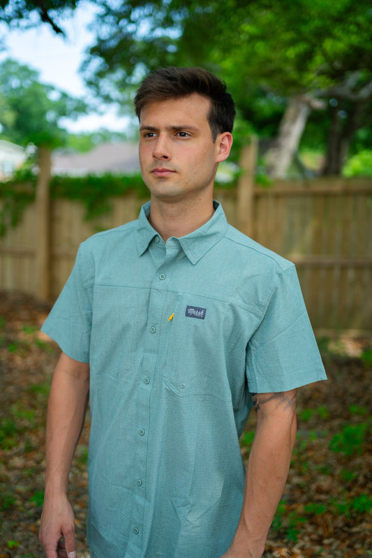 Marsh Wear Apparel Men's Lenwood Printed S/S Button Down Shirt