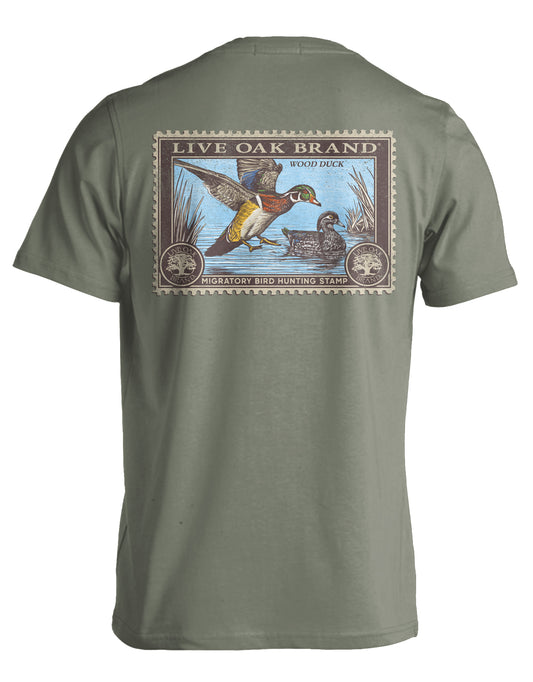 Live Oak Brand Wood Duck Stamp S/S TEE Shirt