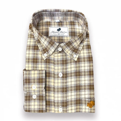 American Strutter Men's Plaid Flannel L/S Button Down Shirt