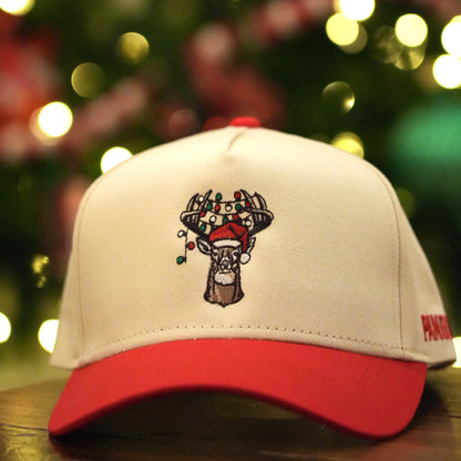Panola Brand Christmas Buck 2 Tone Trucker Snapback Hat
