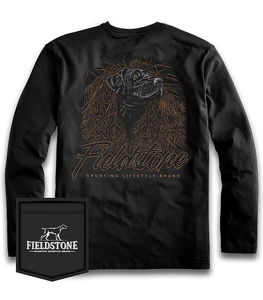 Fieldstone Outdoors Youth Black Lab Blind L/S TEE Shirt