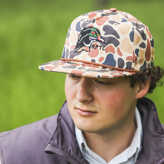 Knotted Pine Trading Co. Wood Duck Rope Snapback Hat