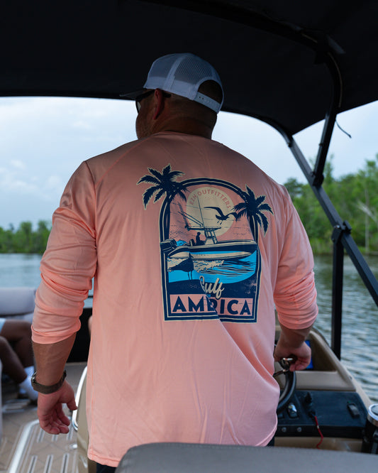 EZN Outfitters Gulf of America L/S Performance Shirt