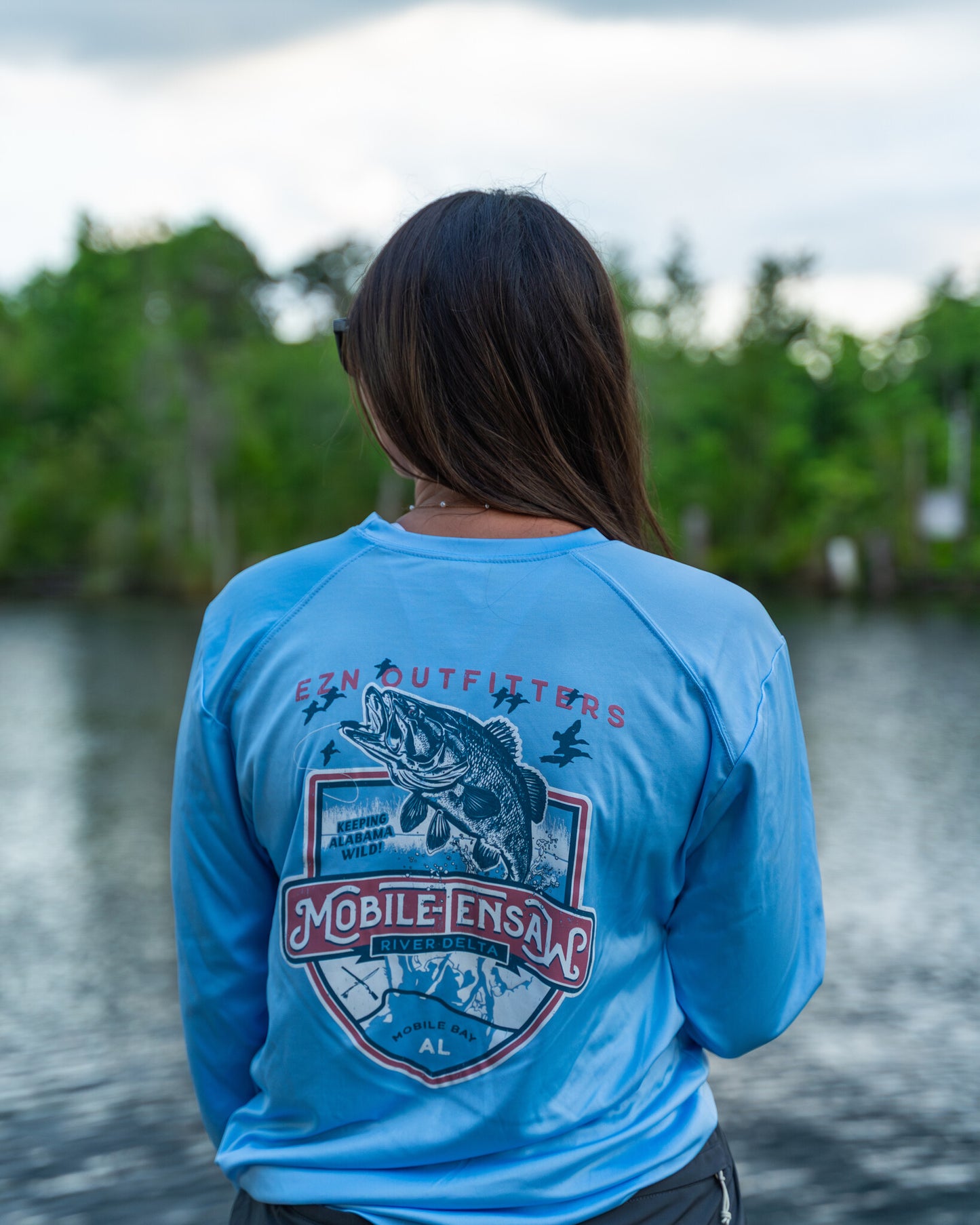 EZN Outfitters Mobile Tensaw River Delta L/S Performance Shirt