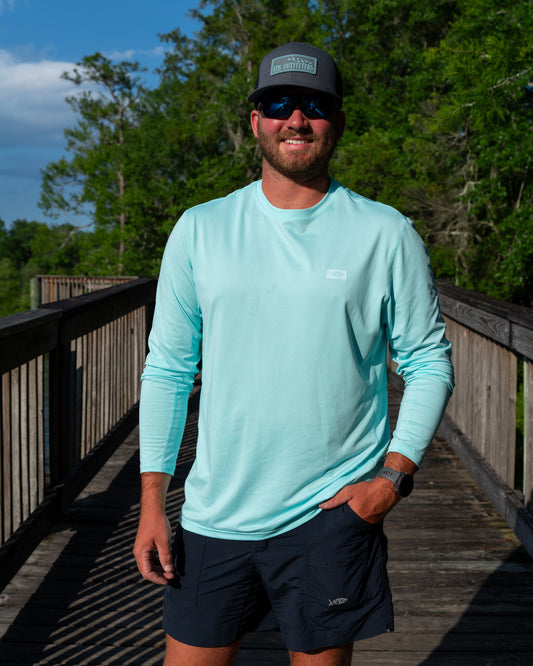Aftco Men's Airo O Mesh L/S Performance Shirt