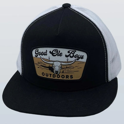 Good OLE Boy Outdoors Cattle Skull Patch Snapback Hat