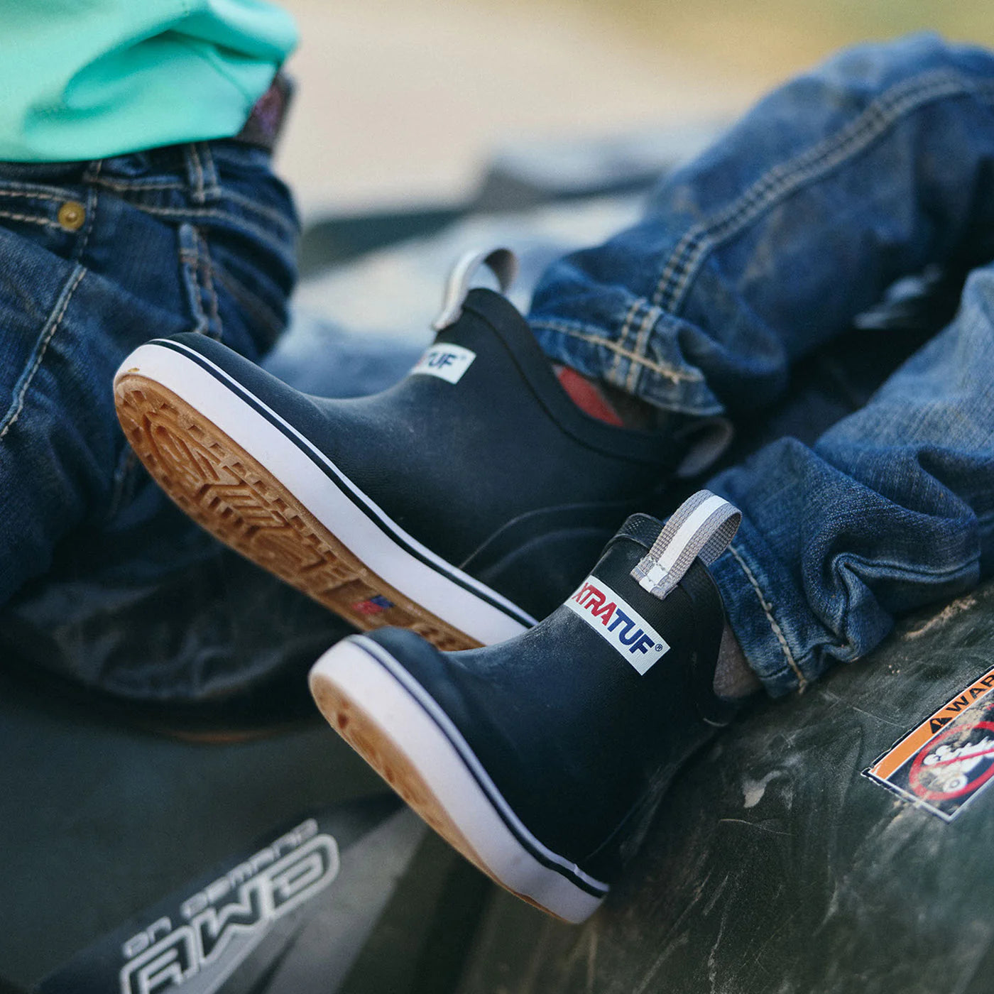 XtraTuf Youth Little/Big Kids Ankle Deck Boot