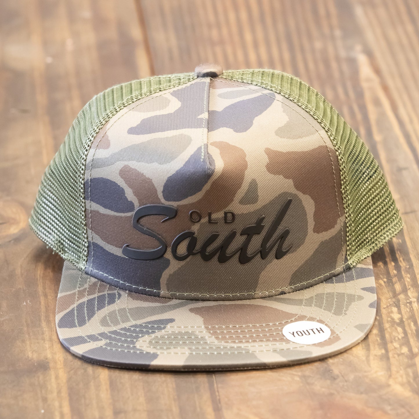 Old South Apparel Youth Patch Thicket Camo Snapback Hat
