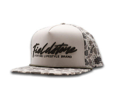 Fieldstone Outdoors Script Logo Rope Snapback Hat