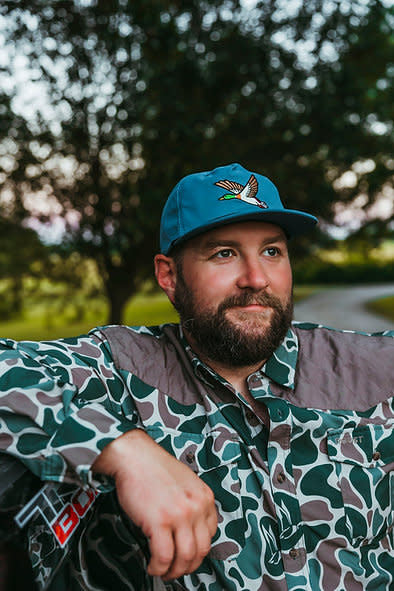 Roost Waterfowl Roost Green Head Embroidered Rope Snapback Hat