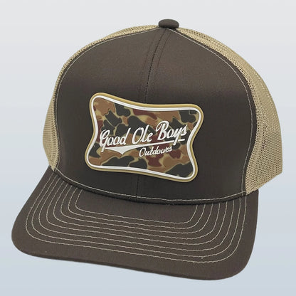 Good OLE Boy Outdoors MHL Camo Patch Snapback Hat