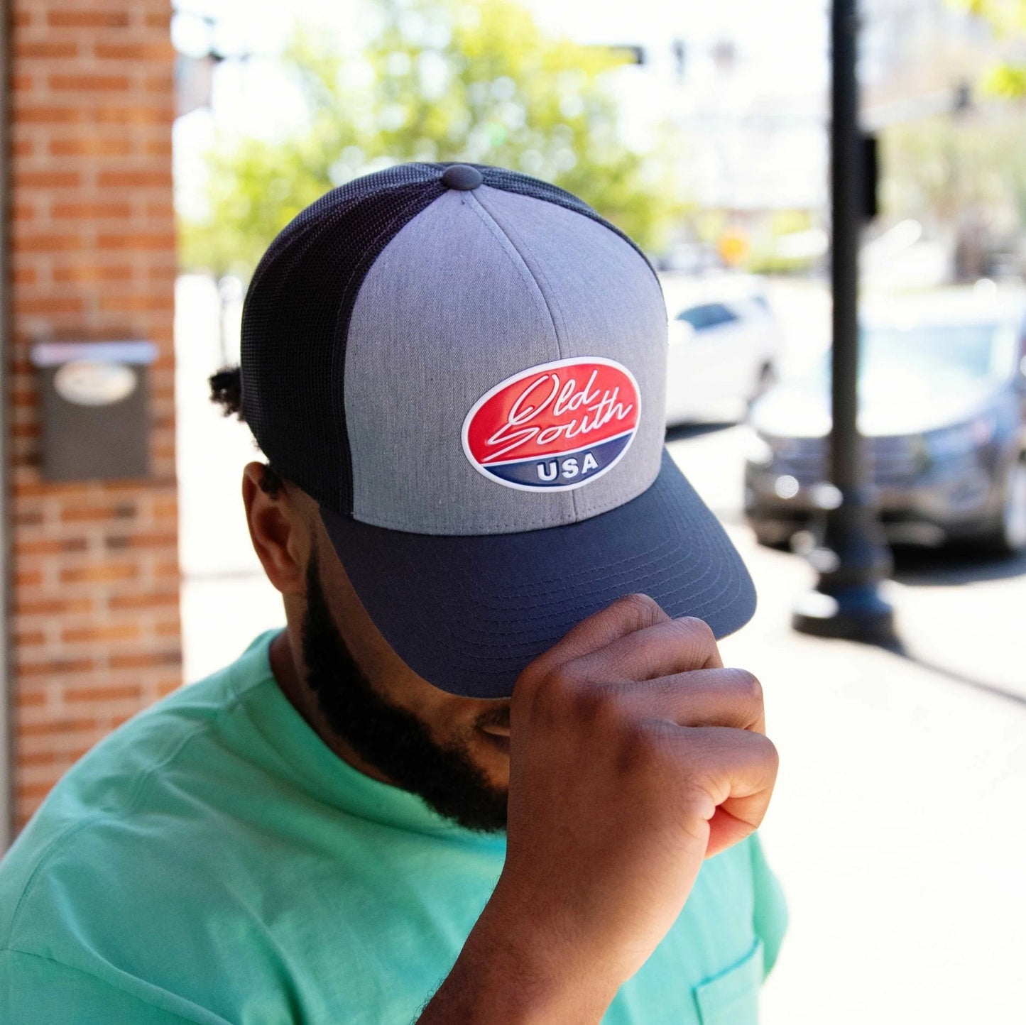 Old South Apparel Pit Stop Patch Snapback Hat