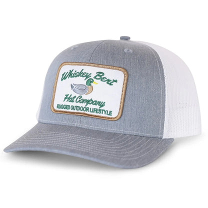 Whiskey Bent Hat Co. Green Head Snapback Hat