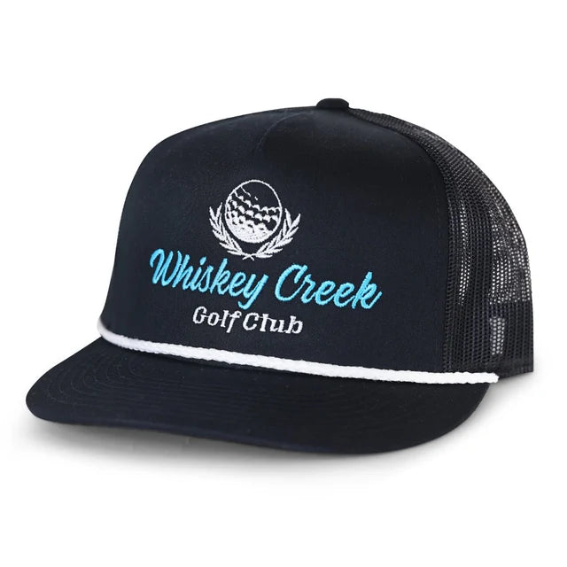 Whiskey Bent Hat Co. Whiskey Creek Golf Club Rope Snapback Hat