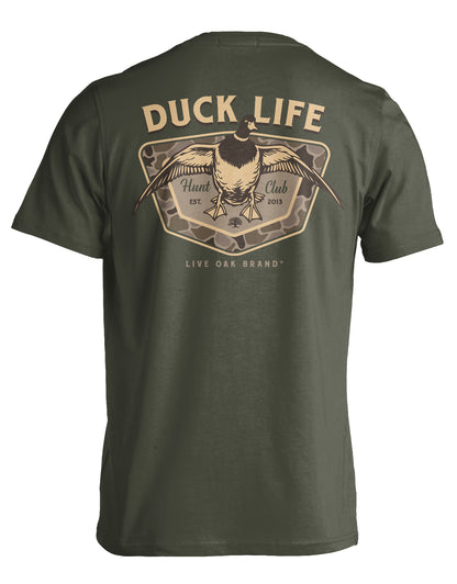 Live Oak Brand Duck Camo Badge S/S TEE Shirt