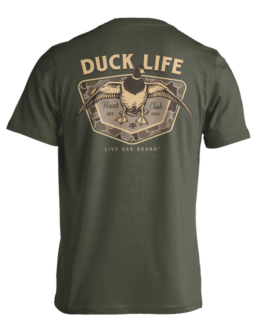 Live Oak Brand Duck Camo Badge S/S TEE Shirt