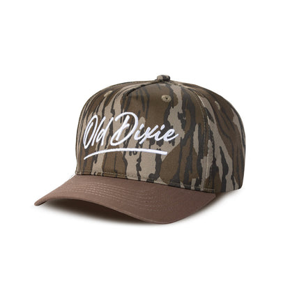 Old Dixie Script Logo Snapback Hat