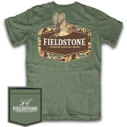 Fieldstone Outdoors Camo Wood Duck S/S TEE Shirt