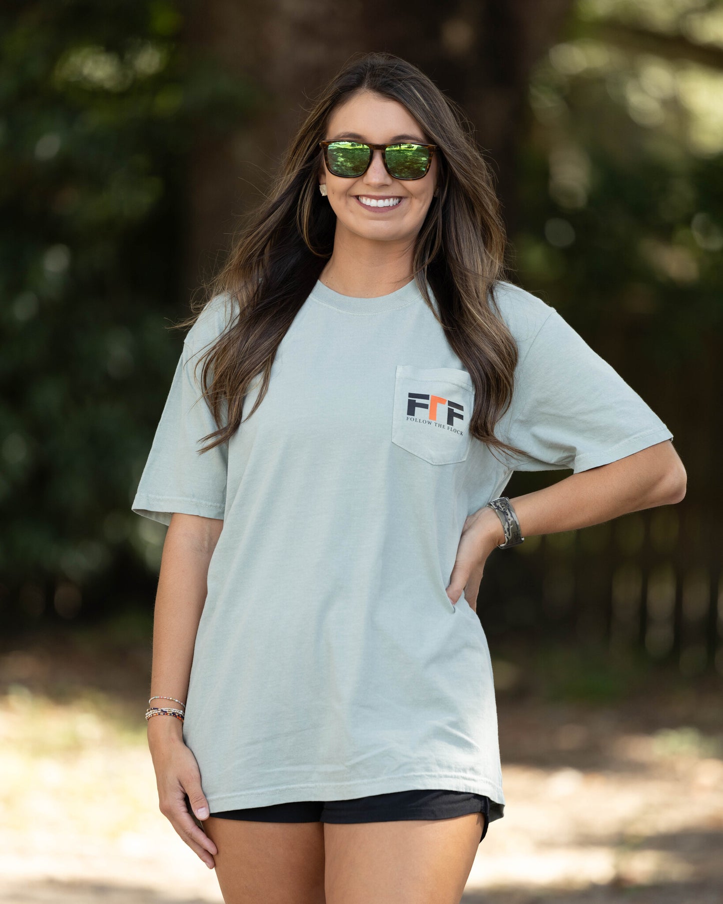 Follow the Flock Canvas Back S/S TEE Shirt