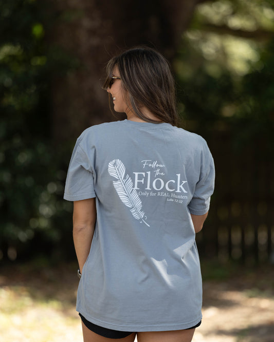 Follow the Flock Turkey Feather S/S TEE Shirt
