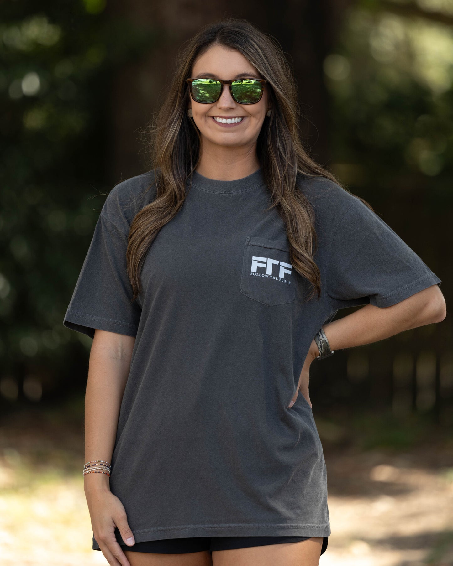Follow the Flock Turkey Feather S/S TEE Shirt