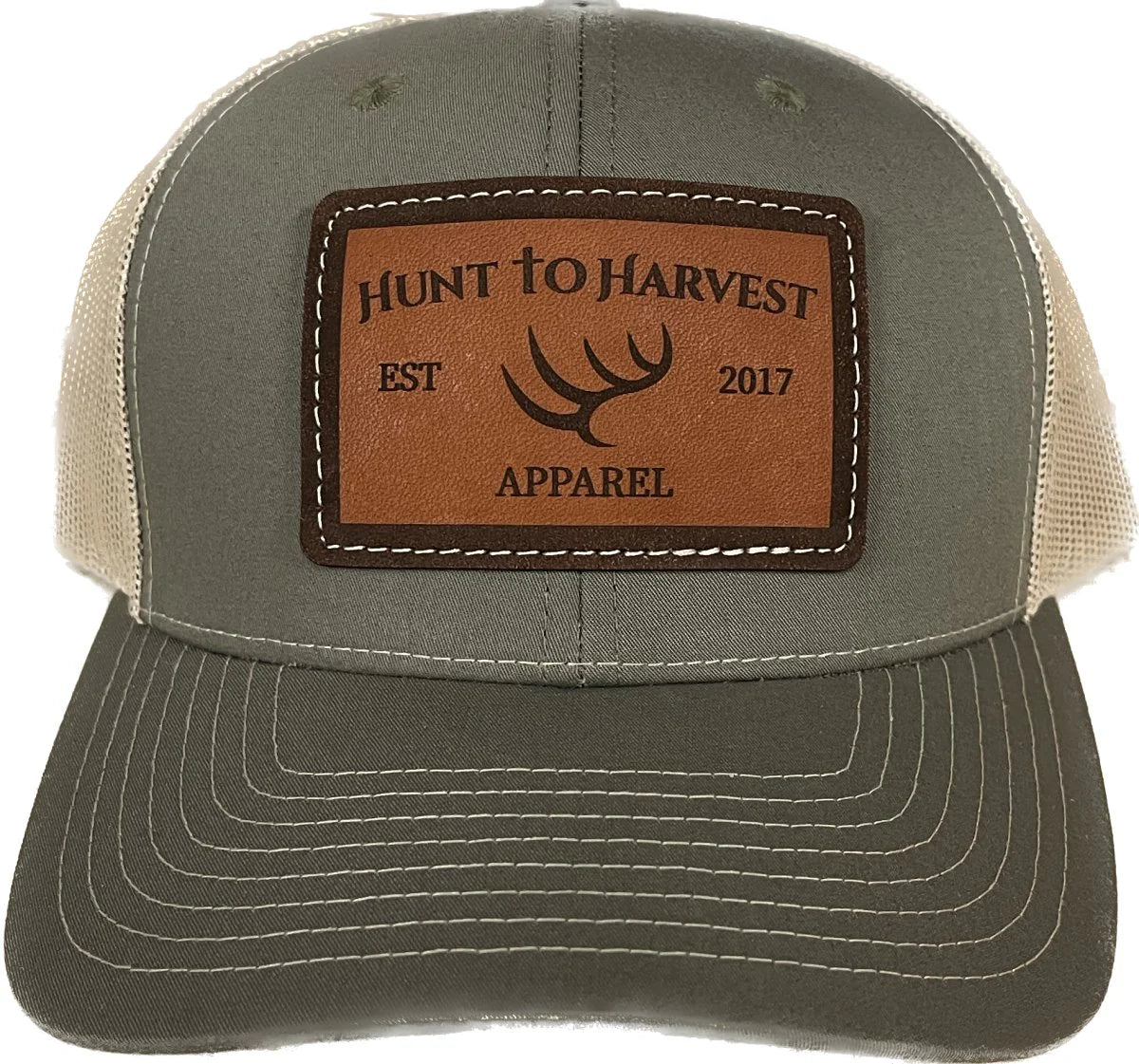 Hunt to Harvest Leather Patch Snapback Hat