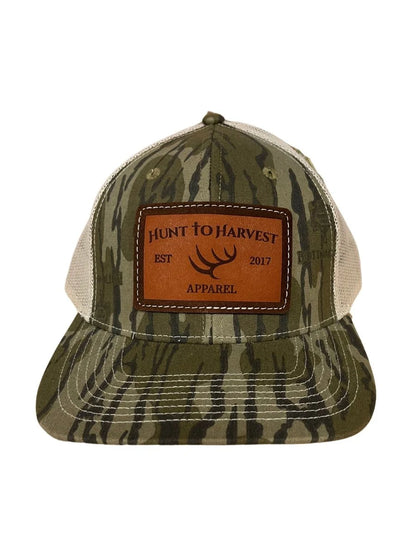 Hunt to Harvest Leather Patch Snapback Hat