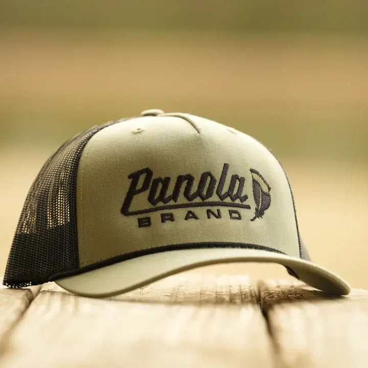 Panola Brand Feather Logo Embroidered Rope Snapback Hat