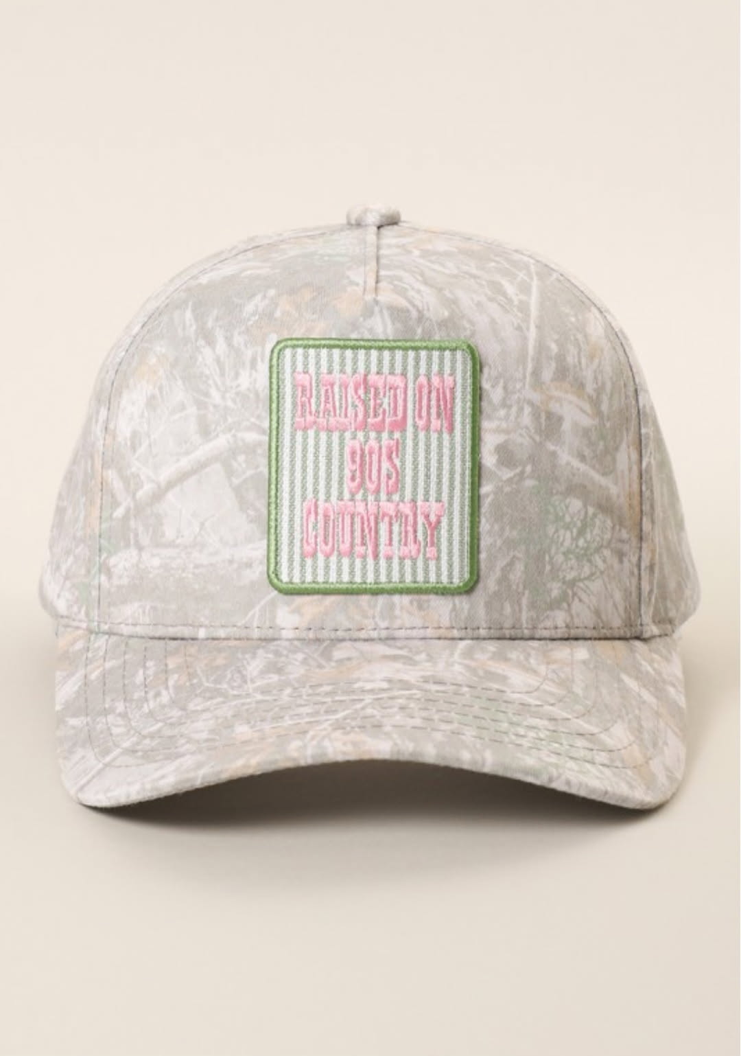 Raised On 90's Country Camo Trucker Hat