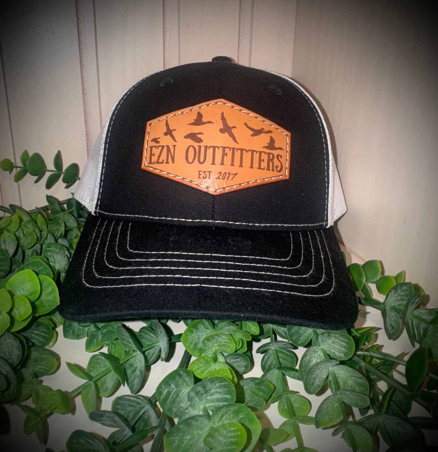 EZN Outfitters Youth Leather Patch Snapback Hat