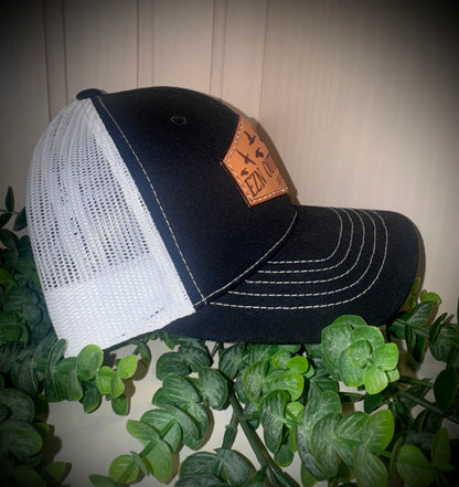 EZN Outfitters Youth Leather Patch Snapback Hat