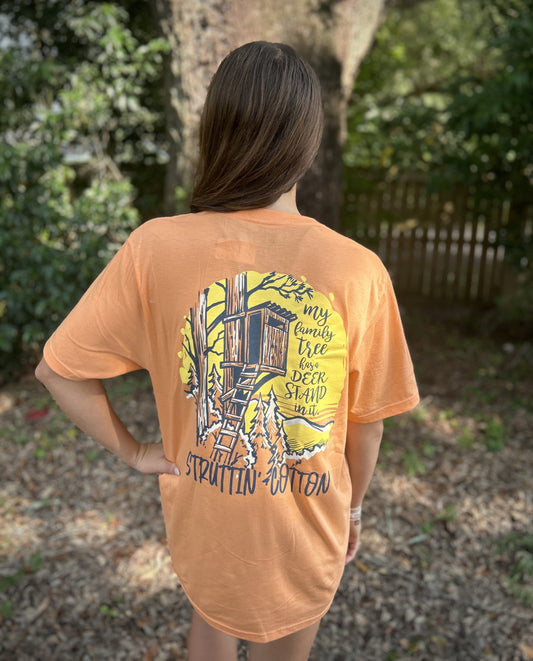Struttin' Cotton Women's Family Tree S/S TEE Shirt